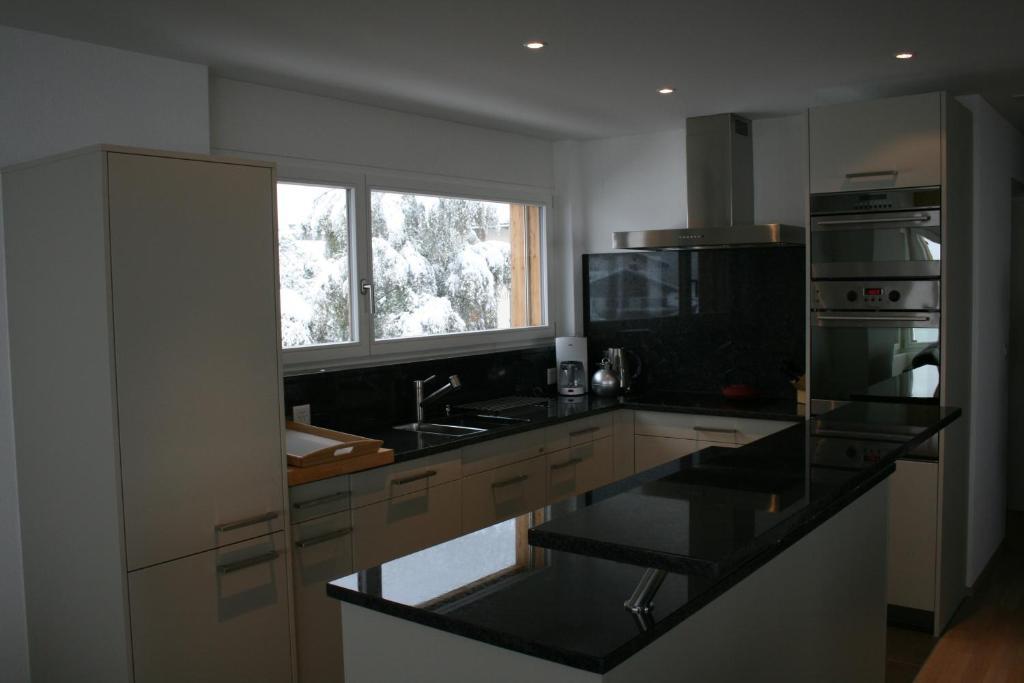 Apartamento Haus Rufinis Klosters Habitación foto